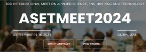 3rd﻿ International Meet on Applied Science, Engineering and Technology